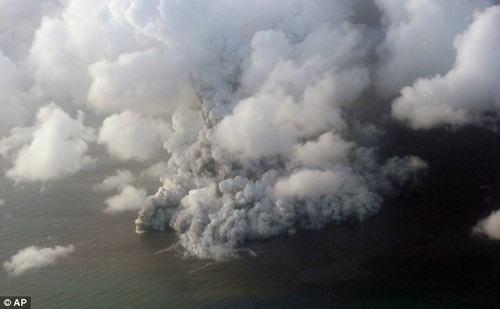Фотографии извержения вулкана